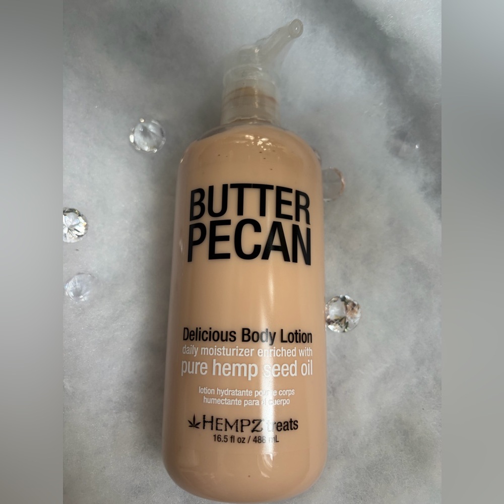 Hempz Treats Butter Pecan Body Lotion moisturizer 16.5 oz New with pump